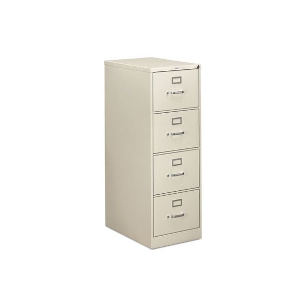 HON, 310 SERIES FOUR-DRAWER FULL-SUSPENSION FILE, LEGAL, 18.25W X 26.5D X 52H, LIGHT GRAY